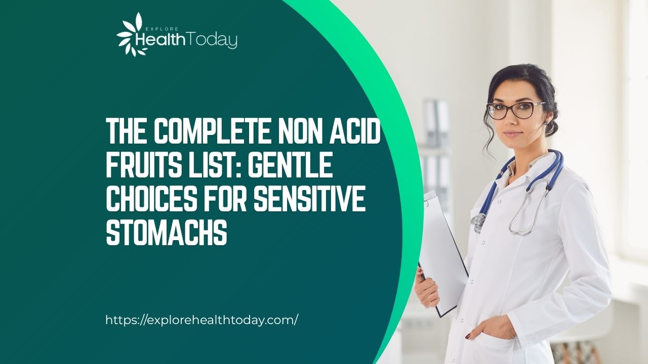 non acid fruits list