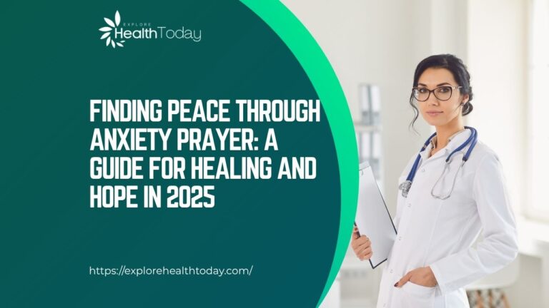 anxiety prayer