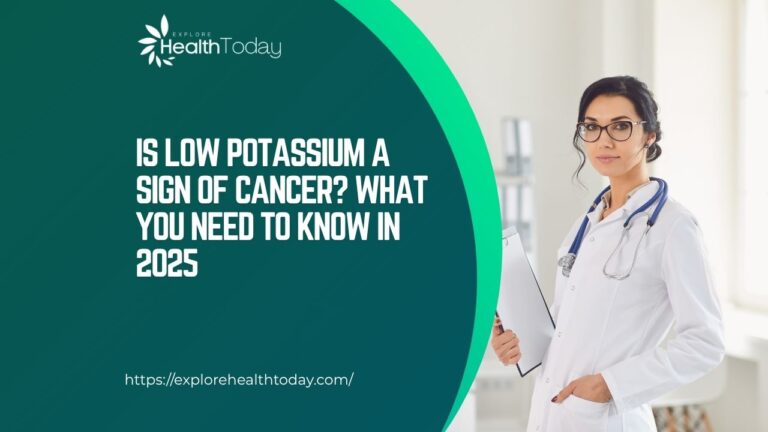 is low potassium a sign of cancer