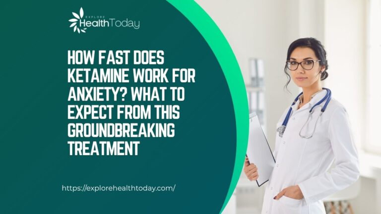 how fast does ketamine work for anxiety