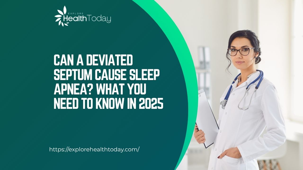 can a deviated septum cause sleep apnea