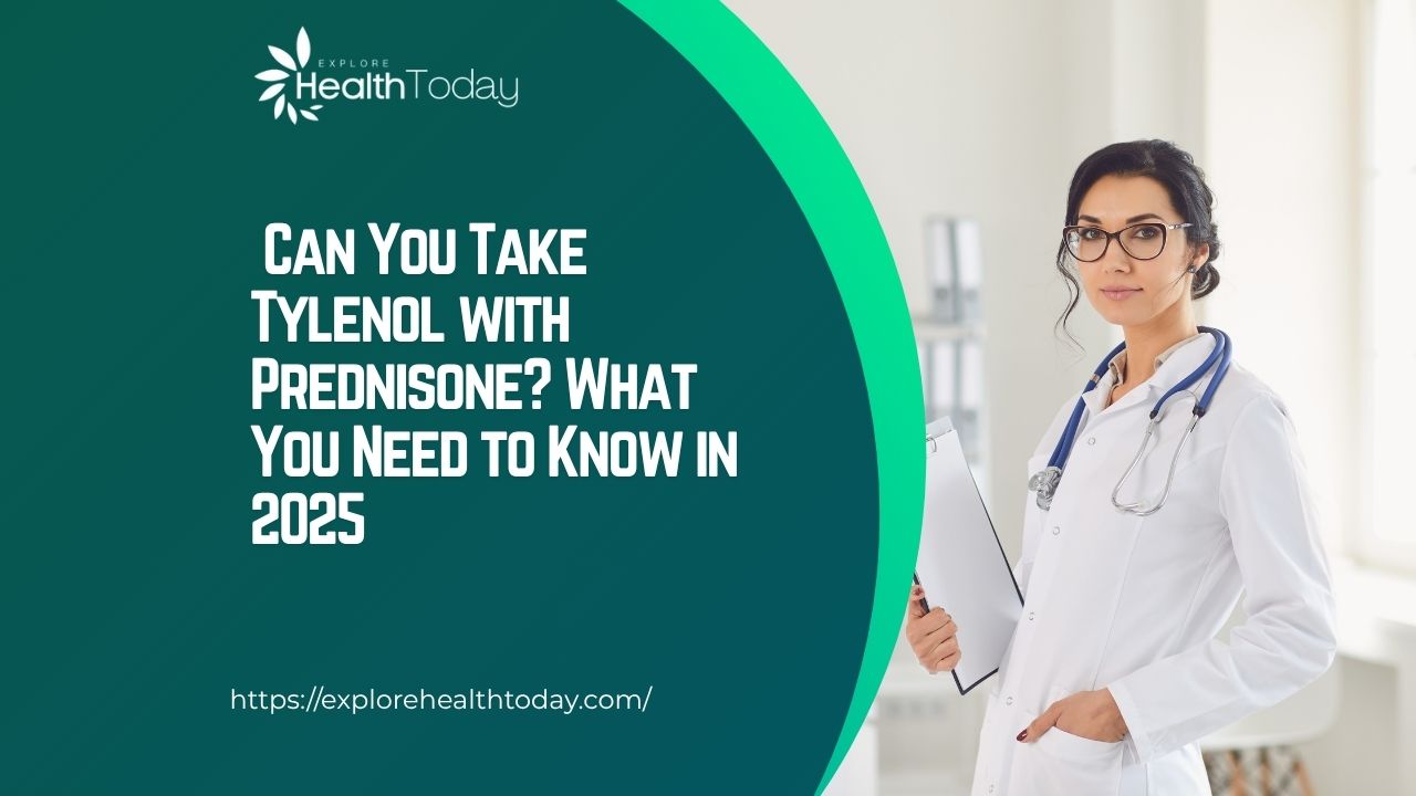can you take tylenol with prednisone