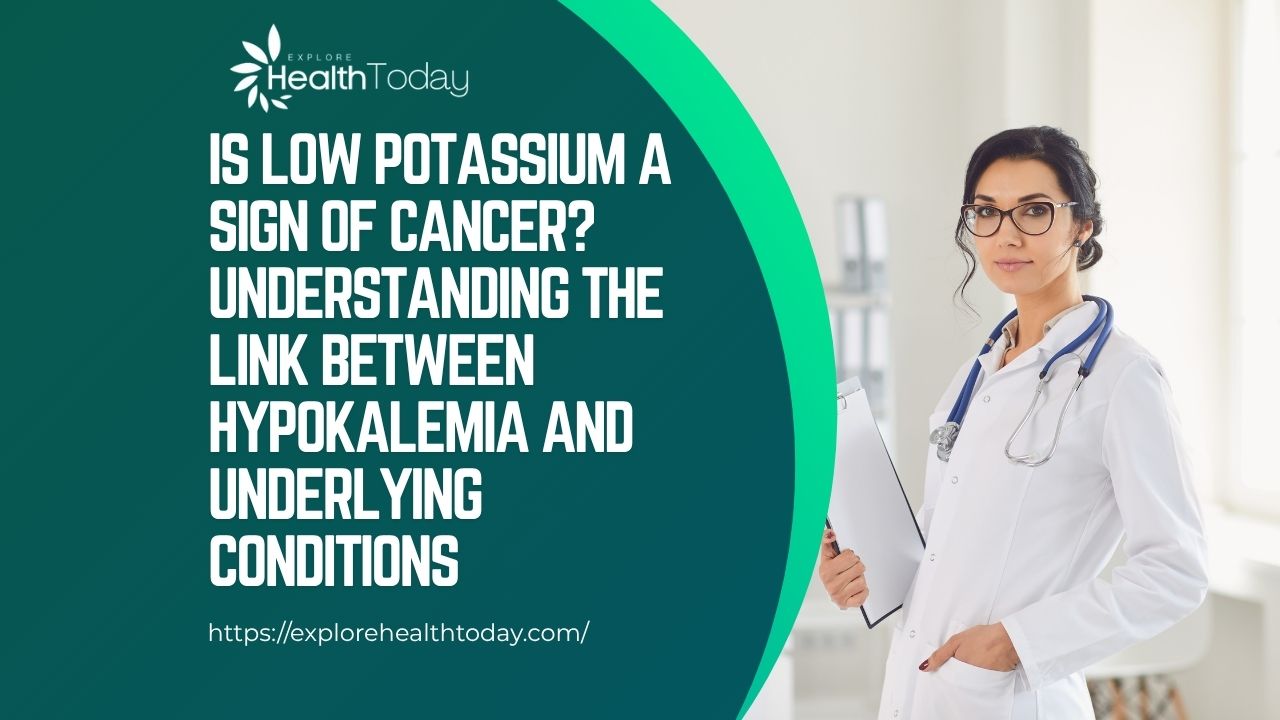 is low potassium a sign of cancer
