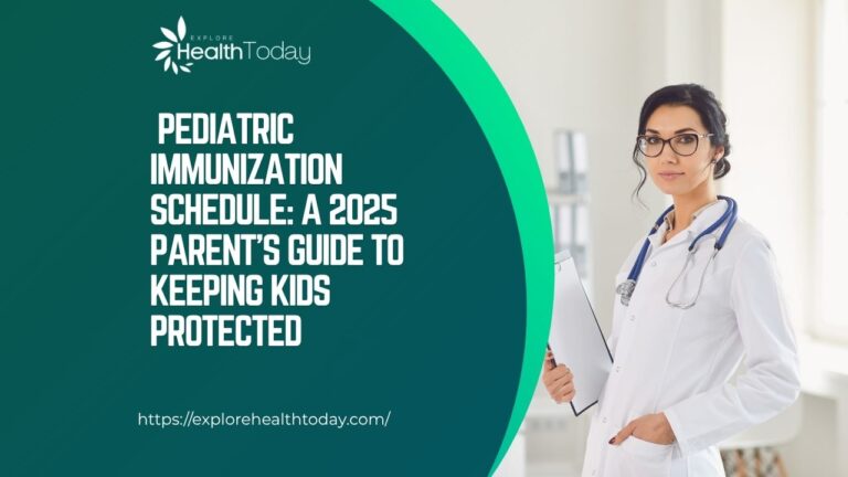 pediatric immunization schedule